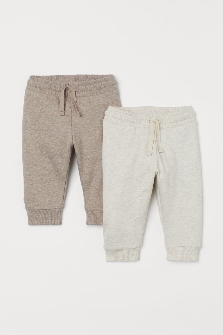 2-pack Cotton Joggers | H&M (US + CA)