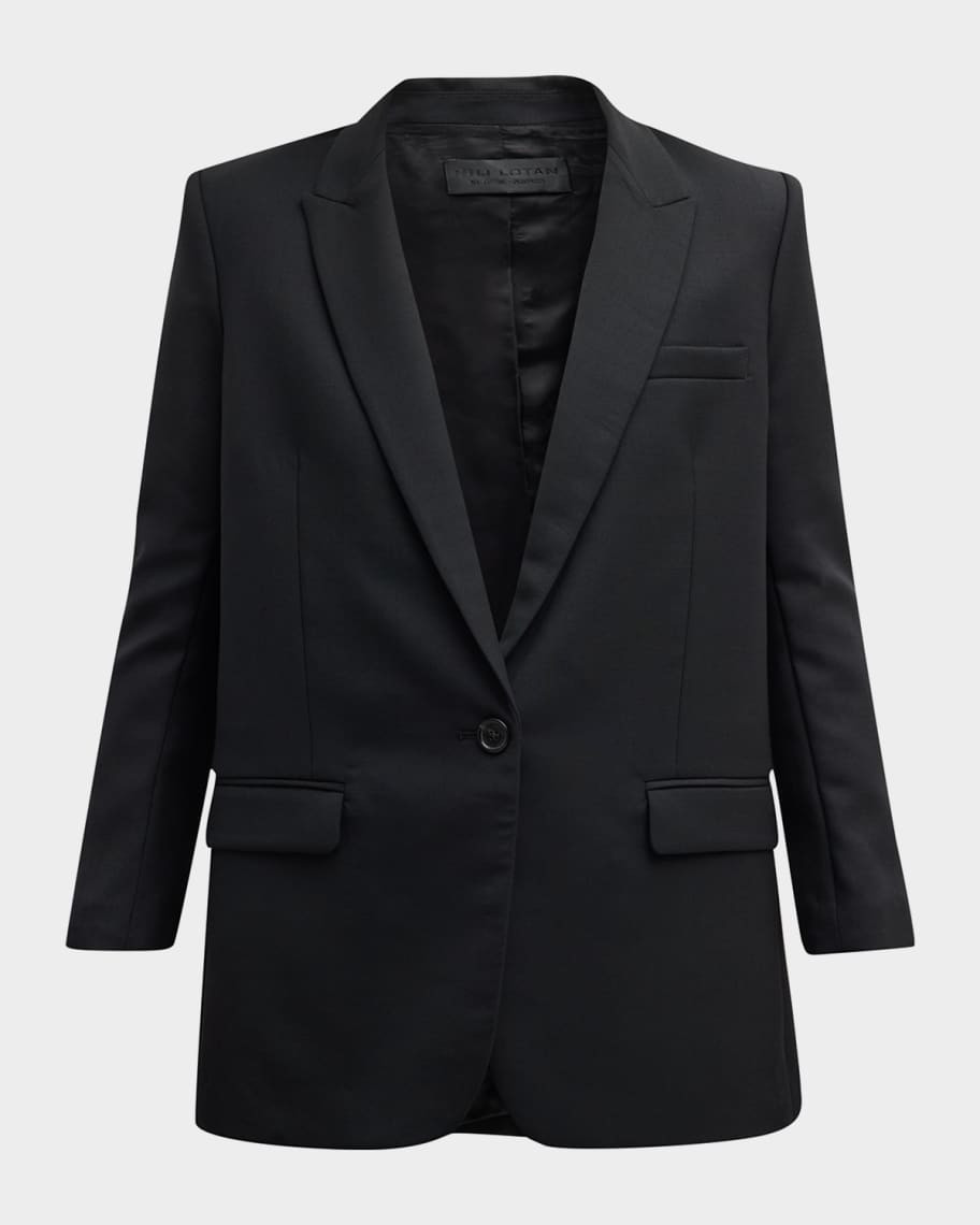 Diane Single-Breasted Blazer Jacket | Neiman Marcus