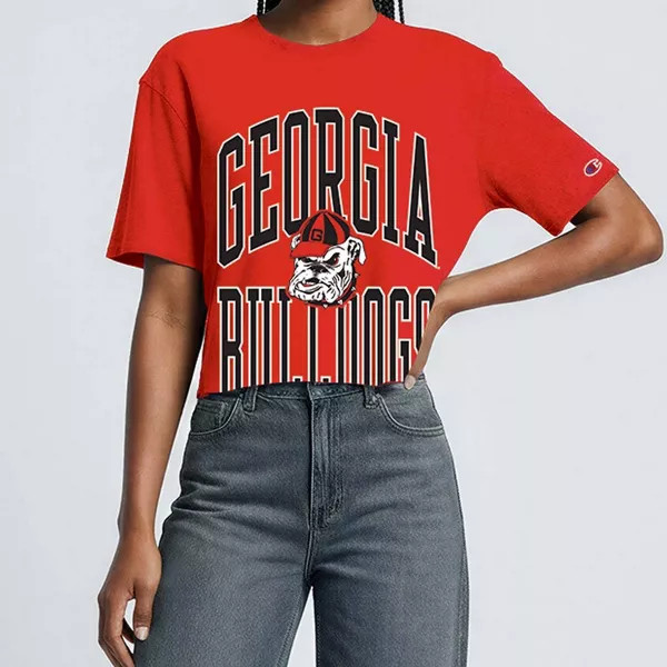 NCAA Georgia Bulldogs Women's Champion Fashion T-Shirt - M | Target