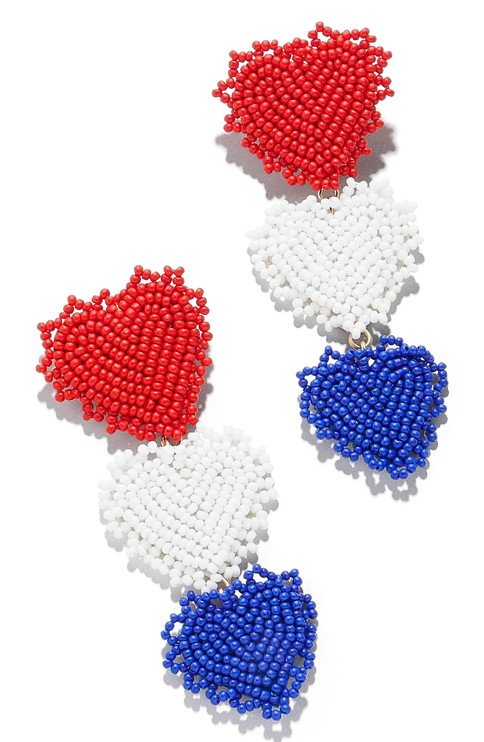 BaubleBar Americana Heart Drop Earrings | Nordstromrack | Nordstrom Rack