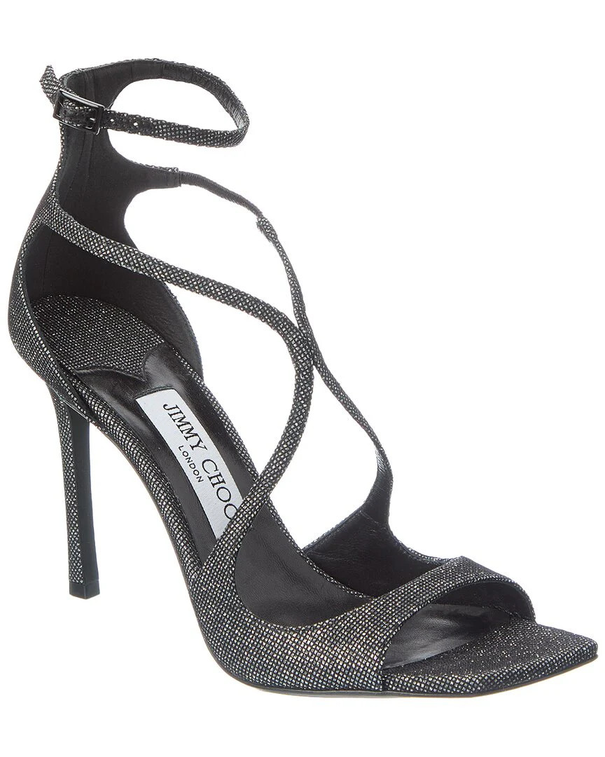 Jimmy Choo Azia 95 Glitter Sandal | Shop Simon
