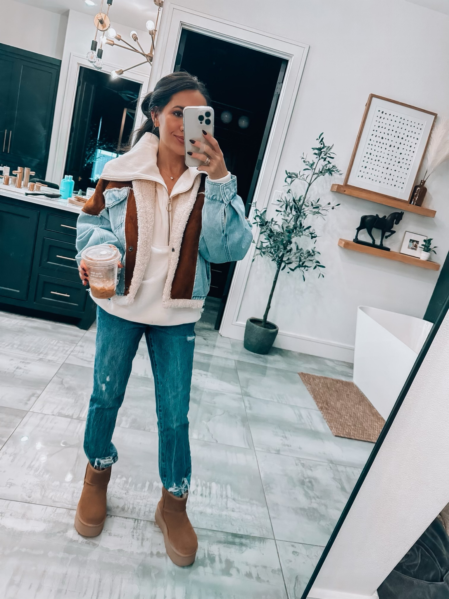 Warm and cozy OOTD! 

Winter outfit - cozy denim outfit - cold weather outfit inspo

#LTKHoliday #LTKstyletip #LTKSeasonal