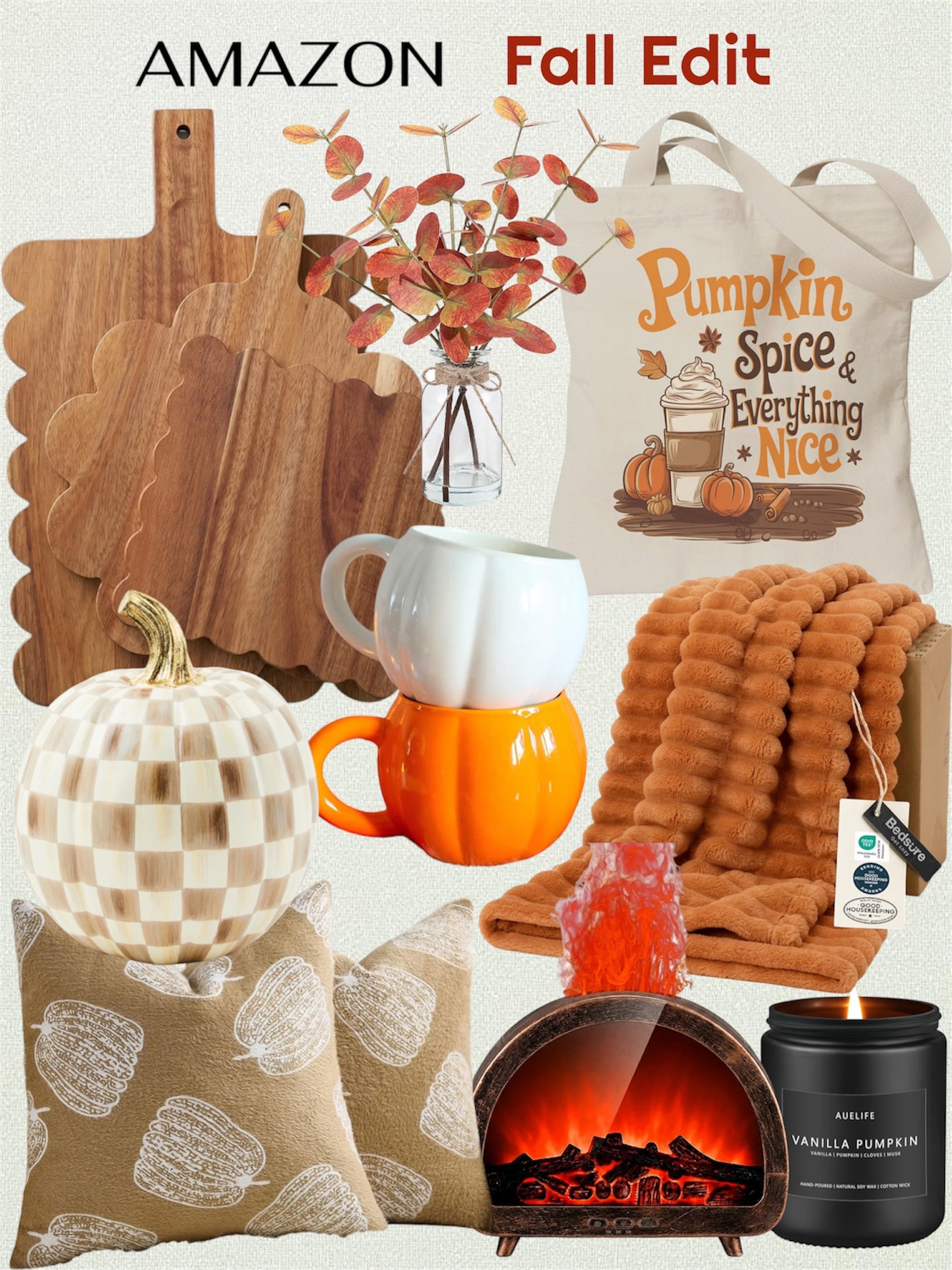 Amazon offers a variety of fall decor items, including throw pillows, floral stems, candles, art and more. Here are some of my favorites. 




Fall floral stems, pumpkins, pumpkin shaped pillows, fall garland, fall wreath

#LTKSeasonal #LTKHome #LTKSaleAlert