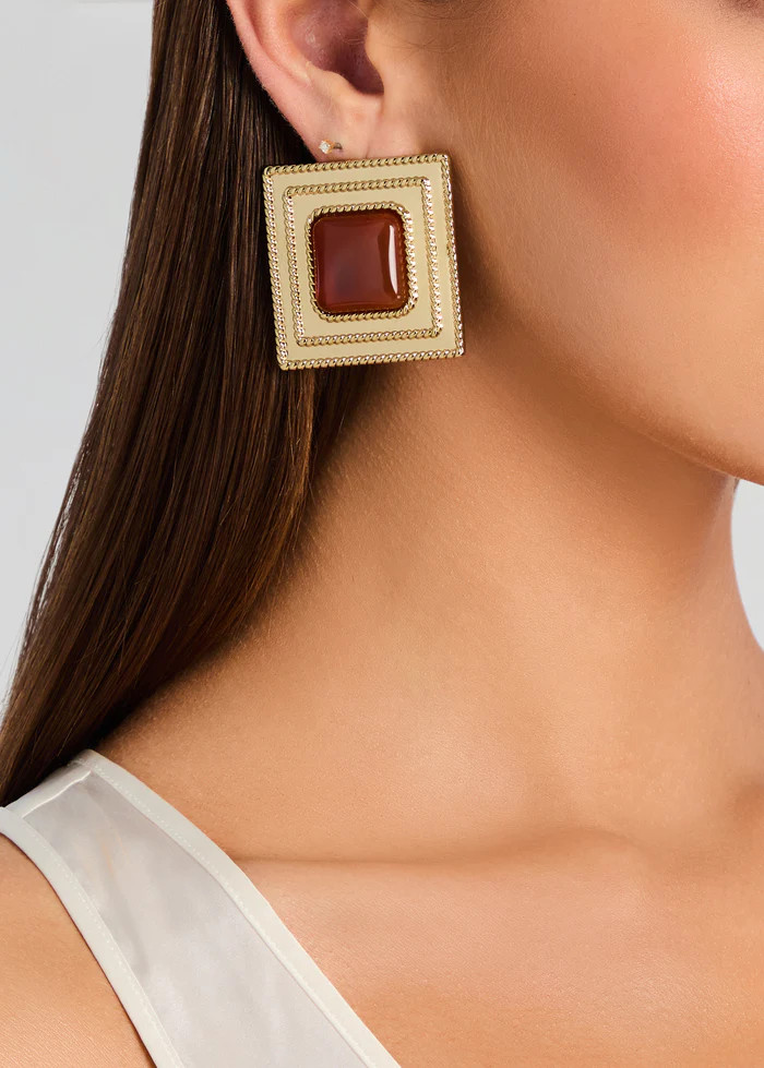 Umbriana Gemstone Earrings | Retrofete