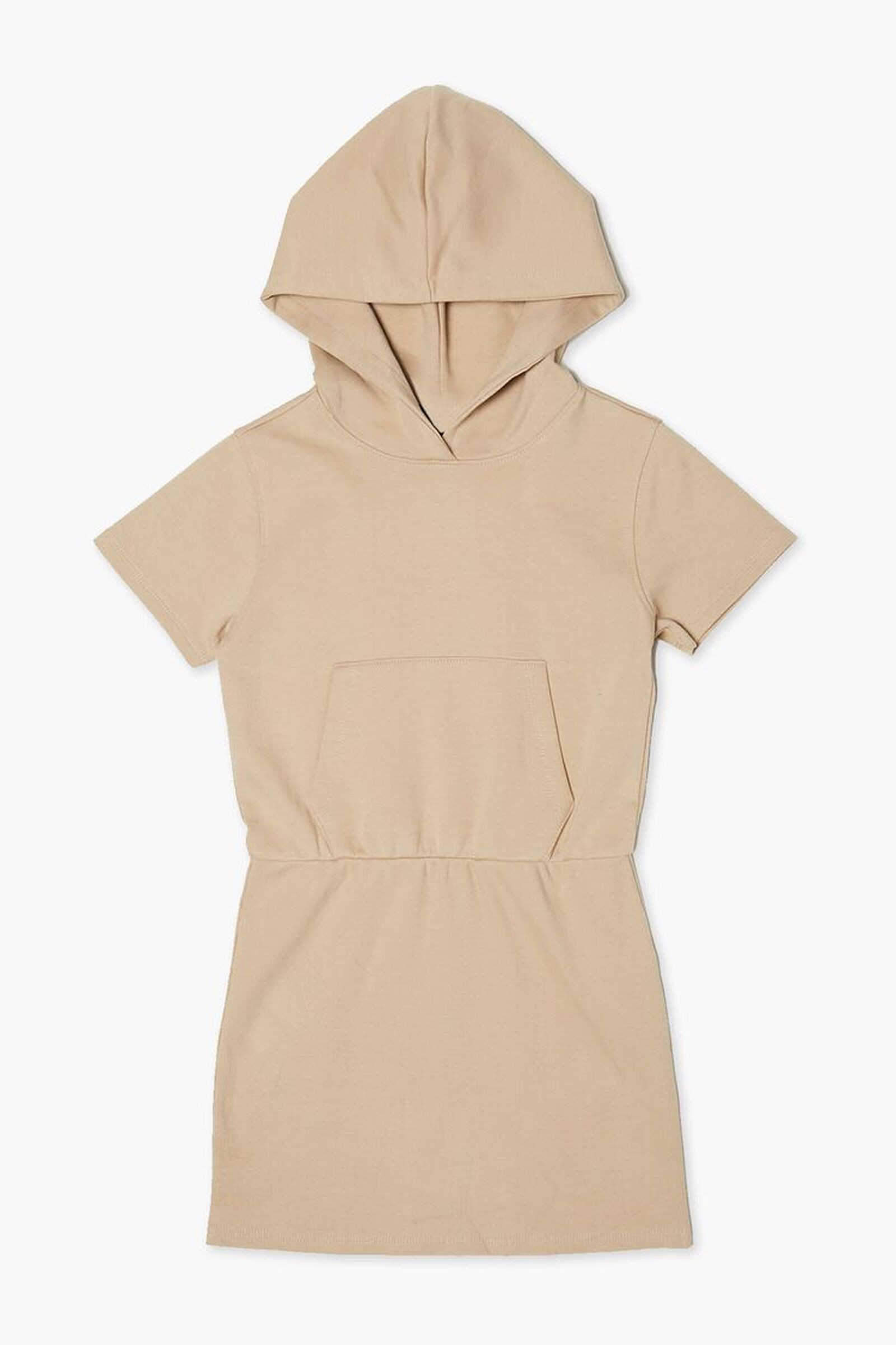 Girls Short-Sleeve Hoodie Dress (Kids) | Forever 21 (US)