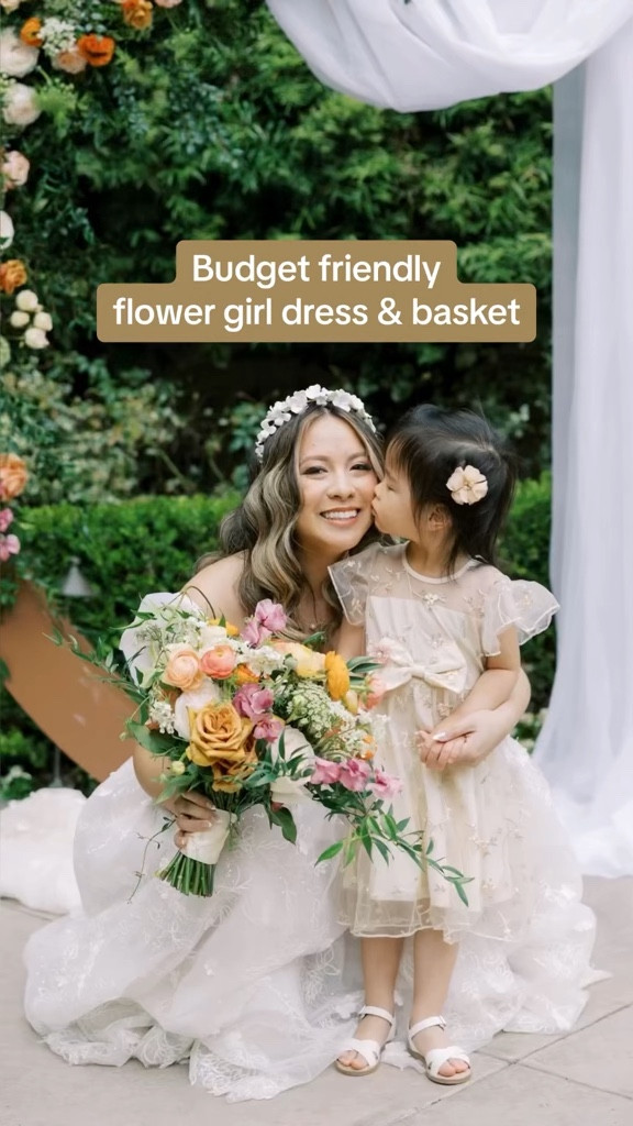 Budget friendly flower girl dress and basket

#LTKWedding