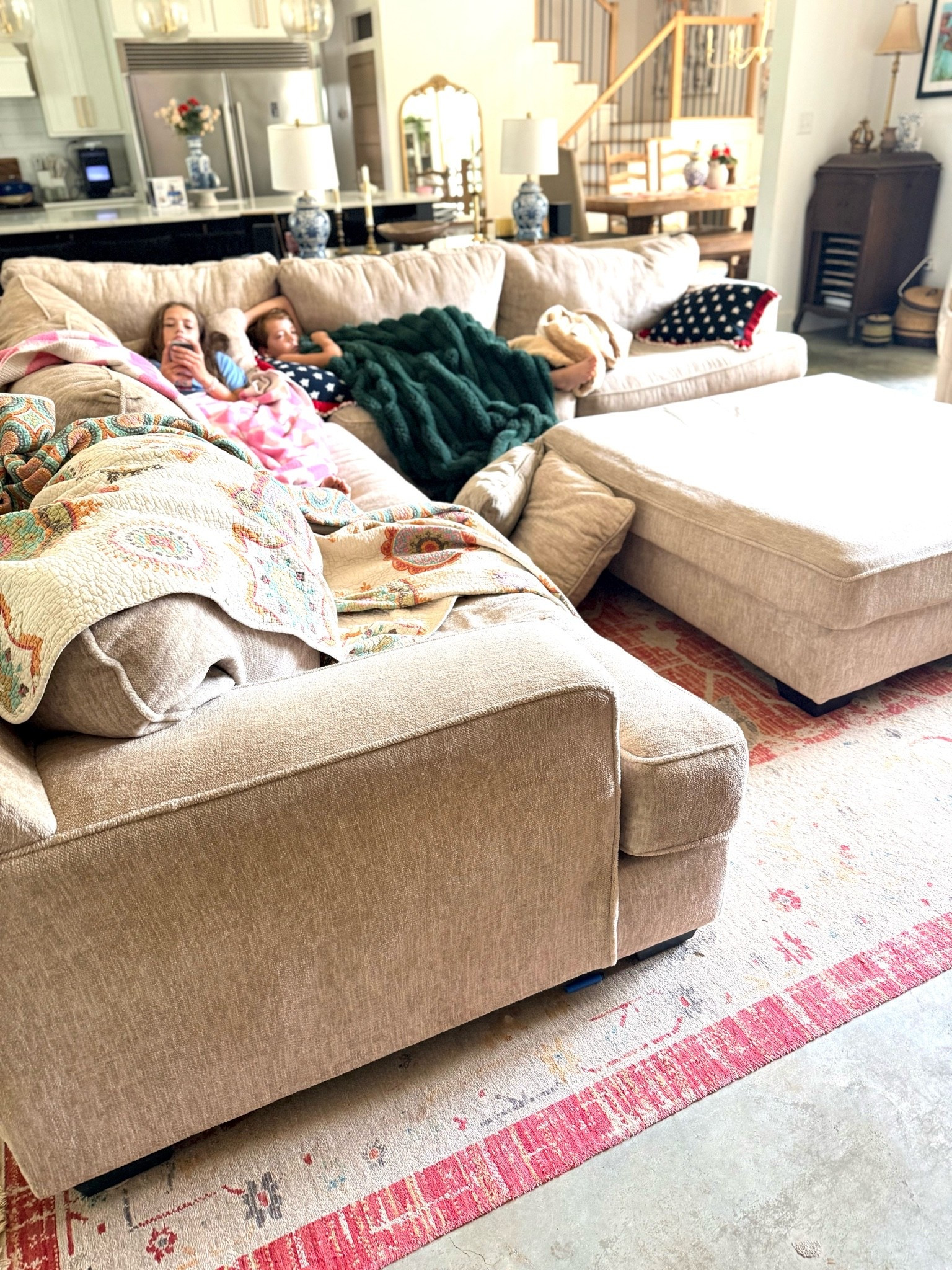Smaller version of my couch that we love so much!

#LTKdayinmylife #LTKHome