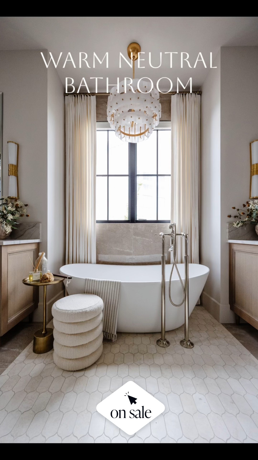 𝙉𝙚𝙪𝙩𝙧𝙖𝙡 𝘽𝙖𝙩𝙝𝙧𝙤𝙤𝙢

Take a good look at the beautiful details this 𝙉𝙚𝙪𝙩𝙧𝙖𝙡 𝘽𝙖𝙩𝙝𝙧𝙤𝙤𝙢 features. I absolutely love the vanities with the curved slab backsplash and the ferrule detail at the bottom. So good!

Interiors: @allisoncampbelldesign
Photography: @amandapeterson.photo.
Tour: https://www.homebunch.com/luxurious-utah-house-tour/

#modernorganic #aihomedesign #MyCrumbshome #organicmodern #transitionalmodern #earthymodernhome #modernhome #earthy #earthyinteriors #moodyinteriors #bathroomdesign #earthyinteriordesign #Bathroom #Neutralinteriors #neutrals #neutralbathroom #bathroomdesign

🎉 Go to HomeBunch.com to find some amazing HOME DECOR SALES! 🎉 .

🏡Follow @homebunch for more interior ideas🏡

Share your inspiring designs: #homebunch

WAYS TO SHOP: ⬇️

▫️Click the link in my bio! 🤍
▫️Follow @HomeBunch in the L T K app

▫️Follow my shop @HomeBunch on the LTK app to shop this post and get my exclusive app-only content! 🤍

#LTKSaleAlert #LTKHome #LTKFindsUnder100