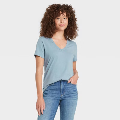 Women's Short Sleeve V-Neck T-Shirt - Universal Thread™ | Target