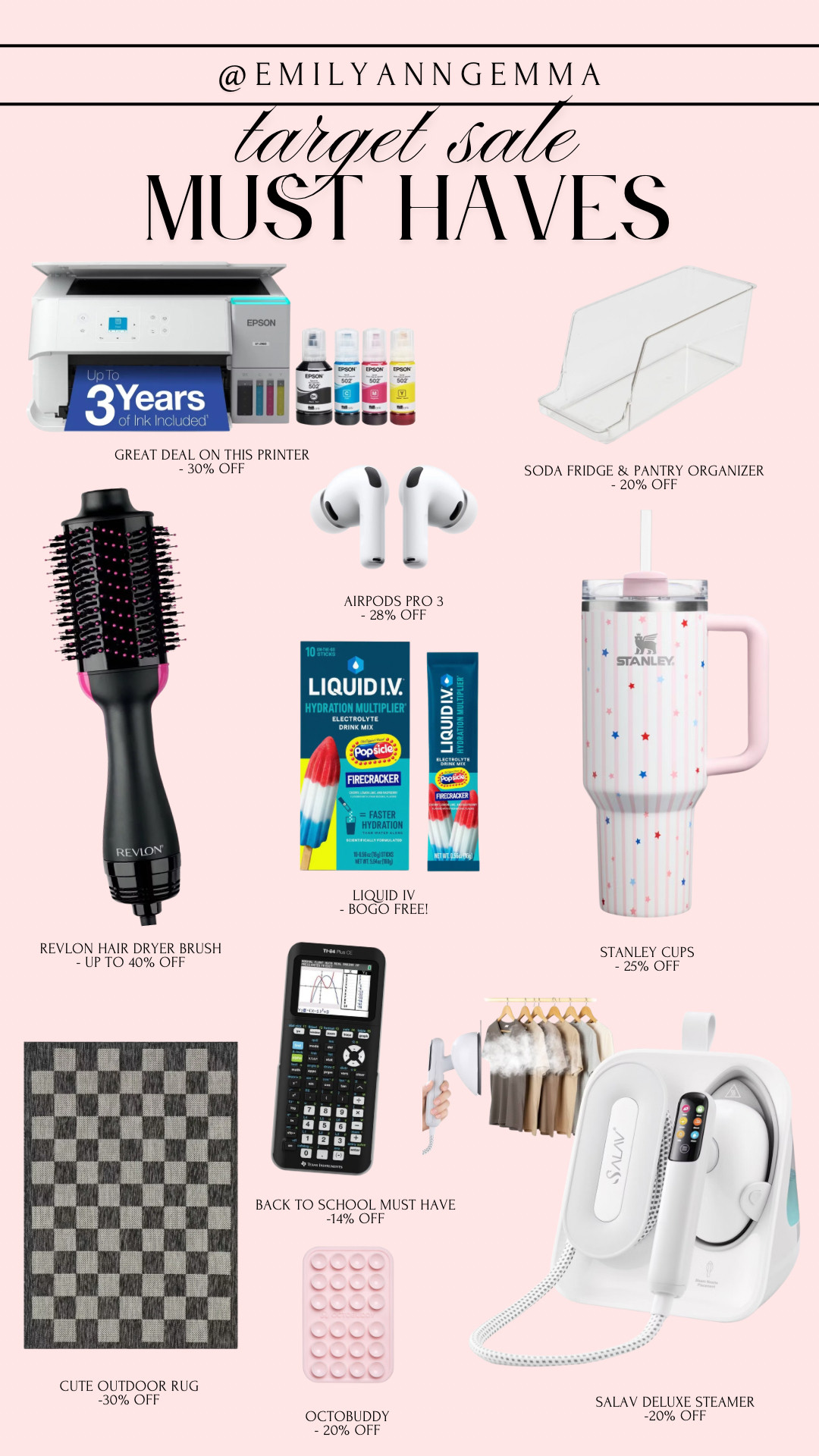 CIRCLE WEEK is this week. a tonn of good Target deals. circle week, target, summer sales, must haves, back to school, emily ann gemma  

 #LTKSaleAlert