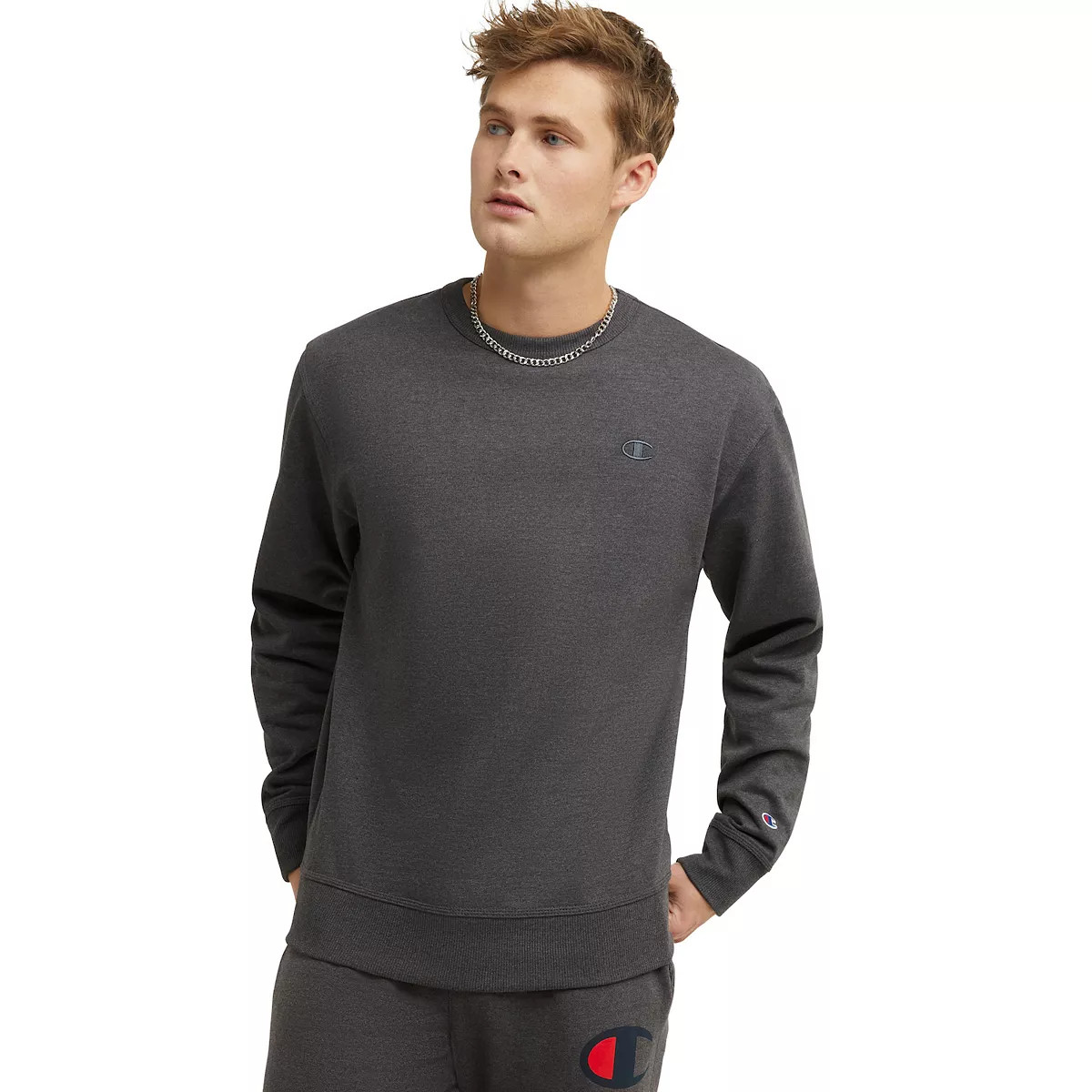 Men's Champion® Fleece Powerblend Sweatshirt | Kohl's