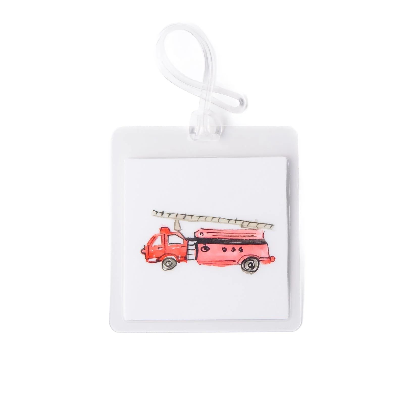 Fire Truck Bag Tag | Loozieloo