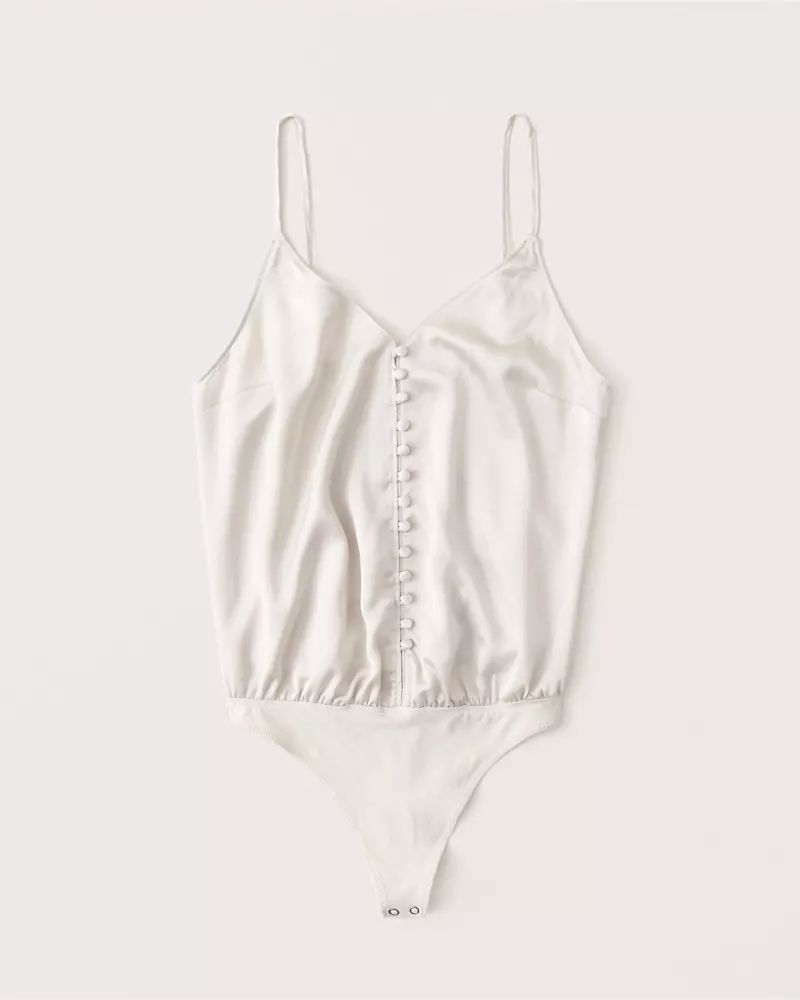 Women's Covered Button Bodysuit | Women's Tops | Abercrombie.com | Abercrombie & Fitch (US)