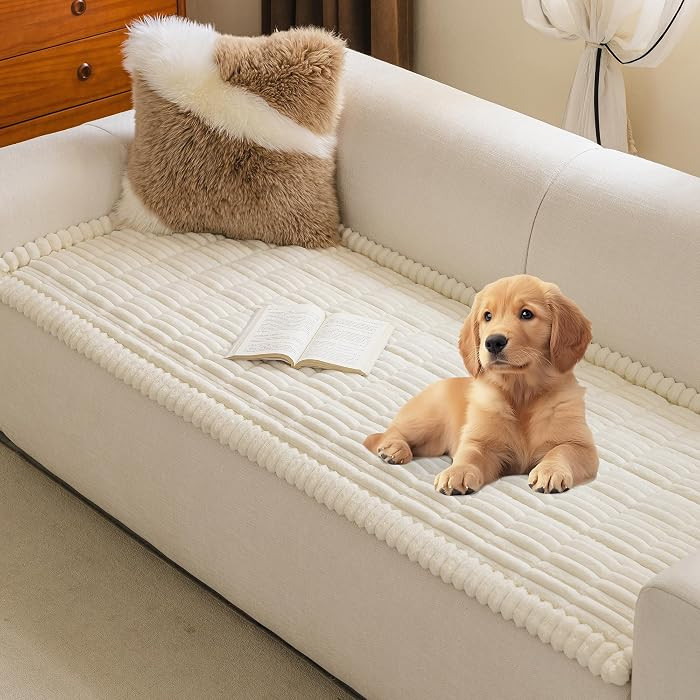 MYSKY HOME Couch Covers for Sofa, L Shaped Couch Cover, Couch Cover for Dogs, Sofa Covers for Pet... | Amazon (US)
