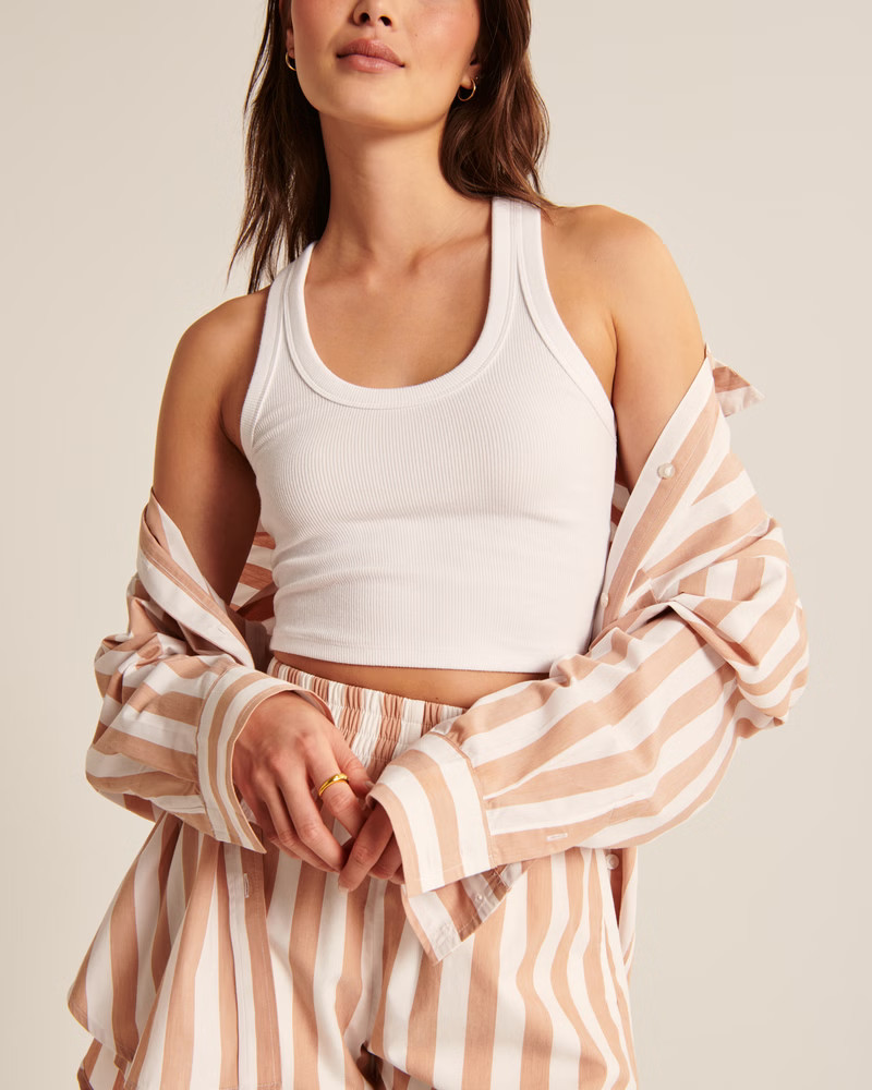 Essential Scoopneck Tank | Abercrombie & Fitch (US)