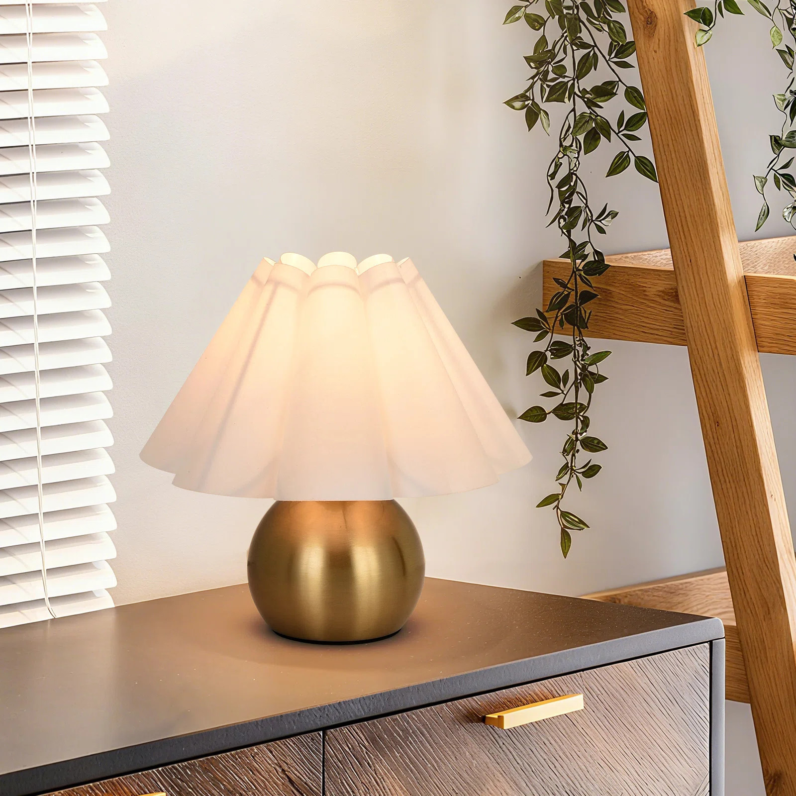 10"  Mini Modern Iron Table Lamp (Set of 2) | Wayfair North America