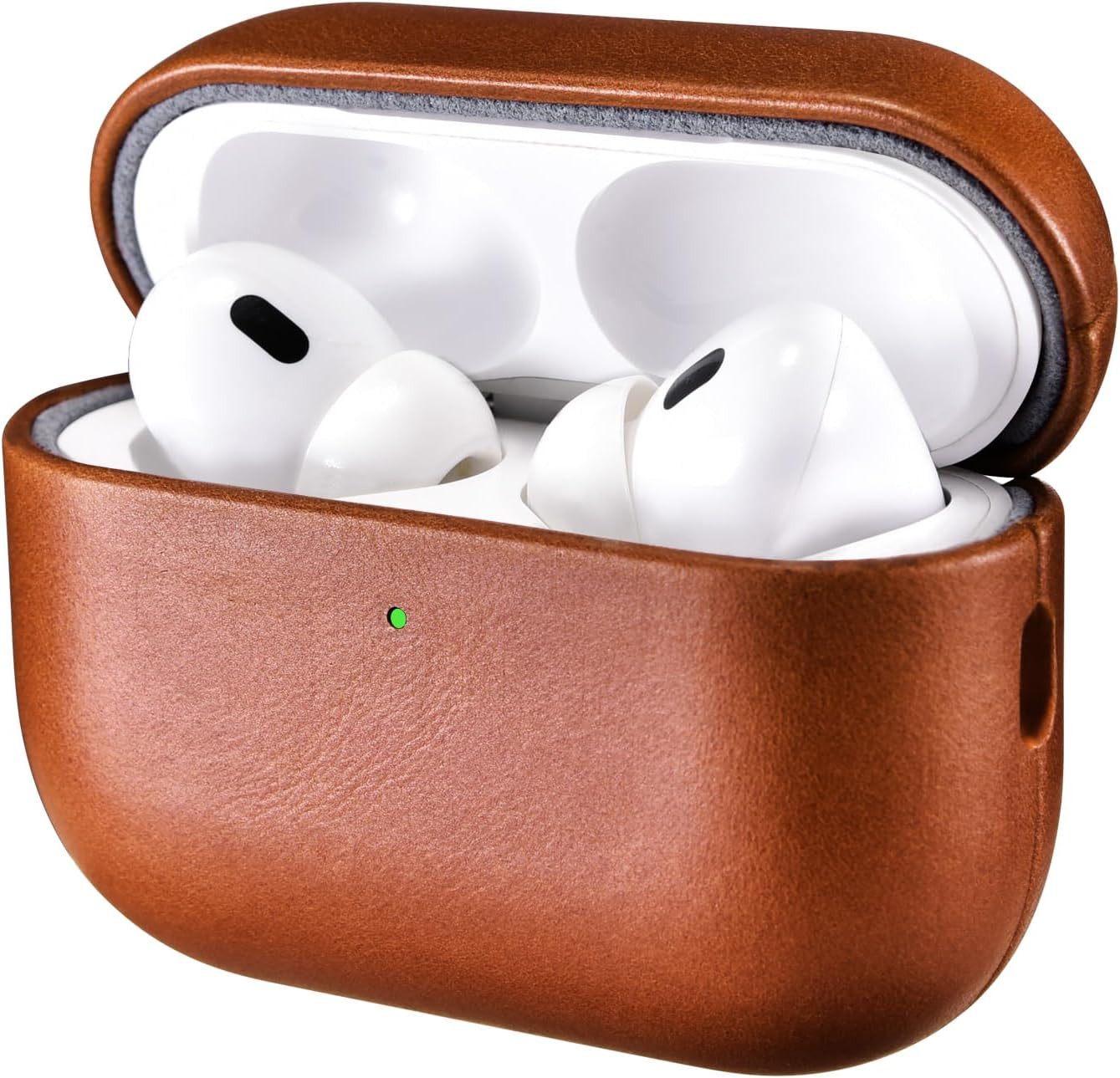 ICARER AirPod Pro 3 Case, 100% Geniune Leather Case, Handmade Top Grade Vintage Cover, Shockproof... | Amazon (US)