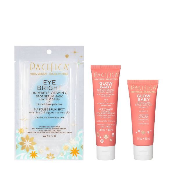 Pacifica Bright Stars for Glowing Skin Set - 3ct | Target