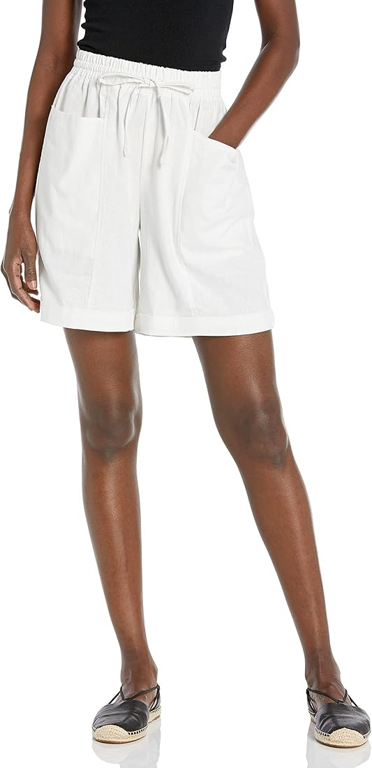 Gloria Vanderbilt Women's Jennie Drawstring Straight Leg Short | Amazon (US)