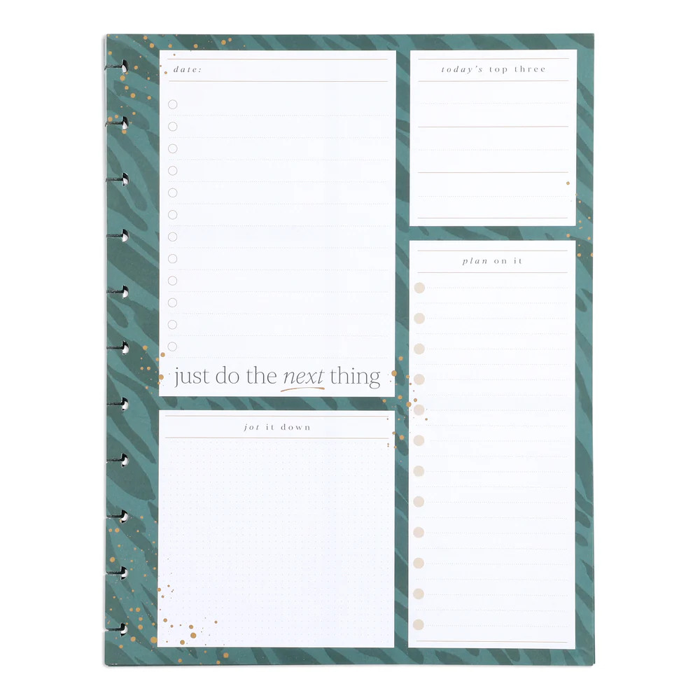 Gone Wild - Dashboard Big Filler Paper - 40 Sheets | Happy Planner