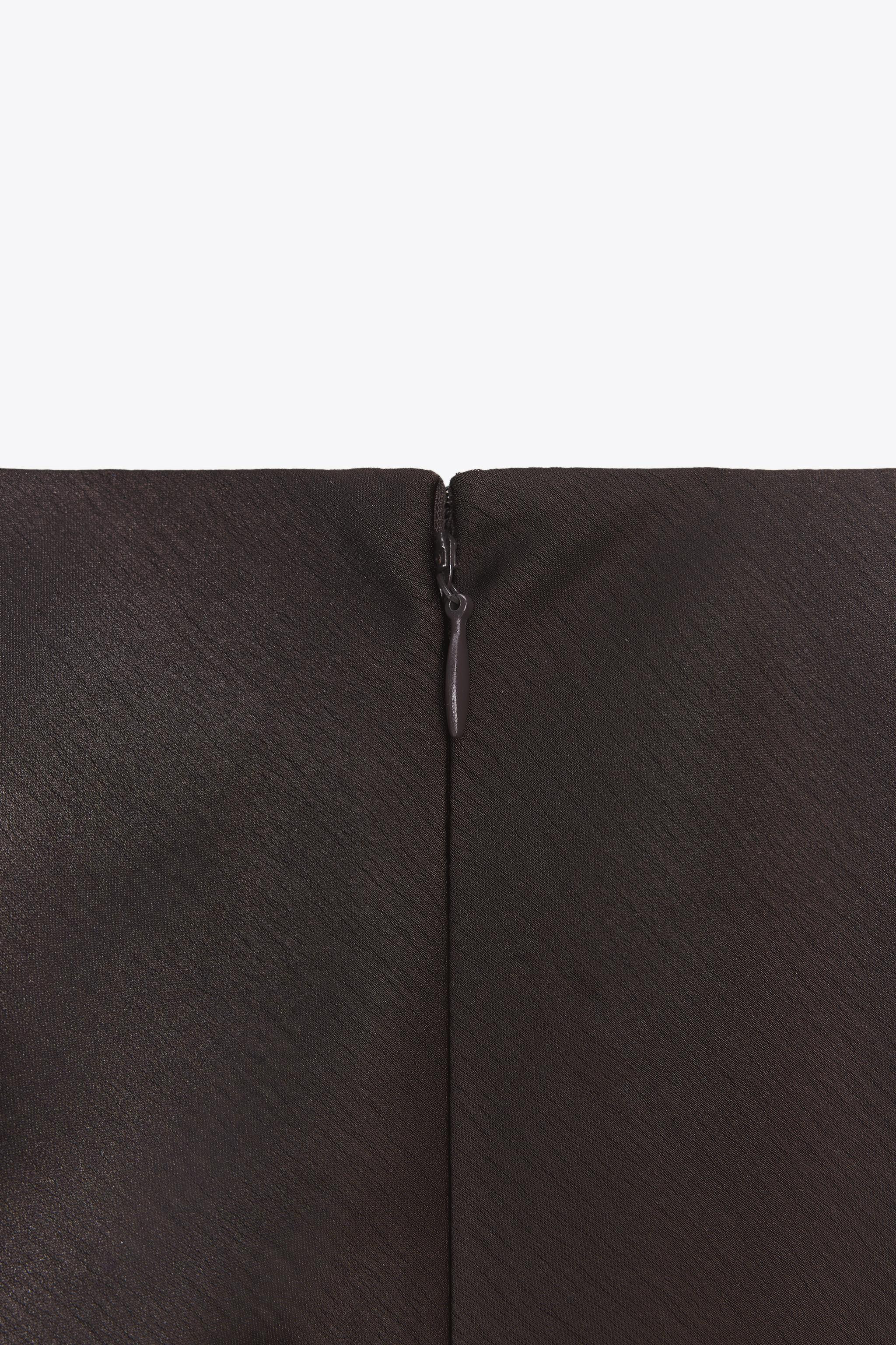 SATIN EFFECT LACE SKIRT ZW COLLECTION | Zara US