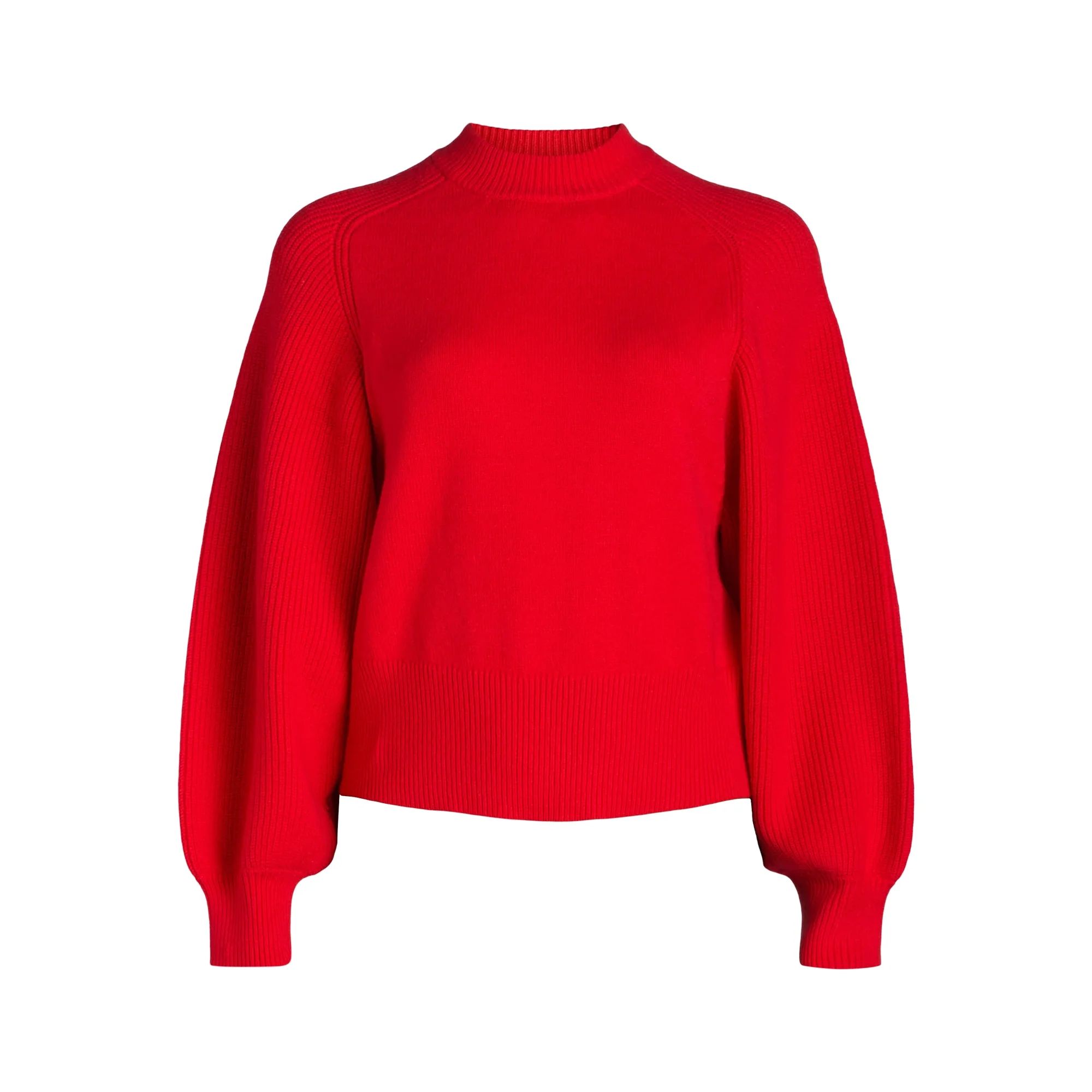 Scoop Women's Saddle Shoulder Sweater, Midweight, Sizes XS-XXL | Walmart (US)