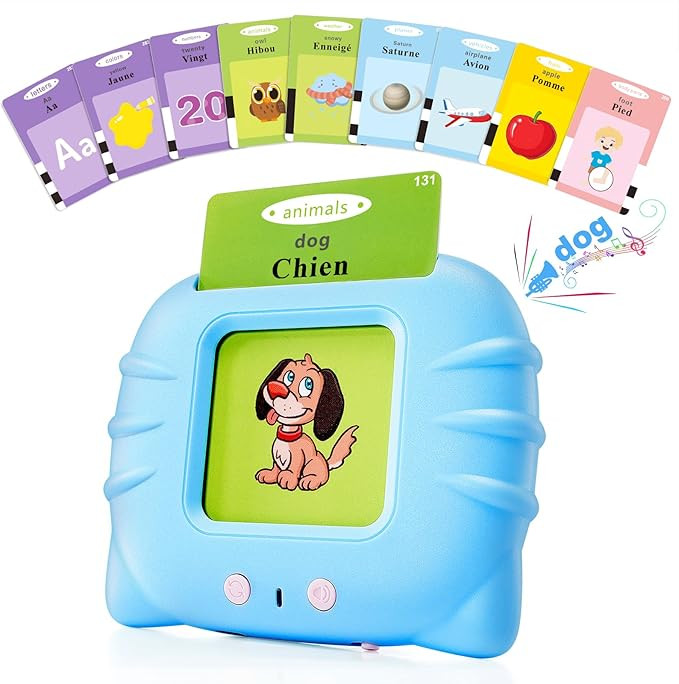 TimingSXD French & English Bilingual Talking Flash Cards for Toddler/Beginning - Learning Educati... | Amazon (CA)