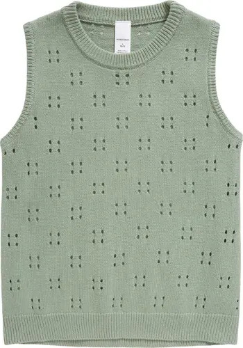 Kids' Pointelle Sweater Vest | Nordstrom