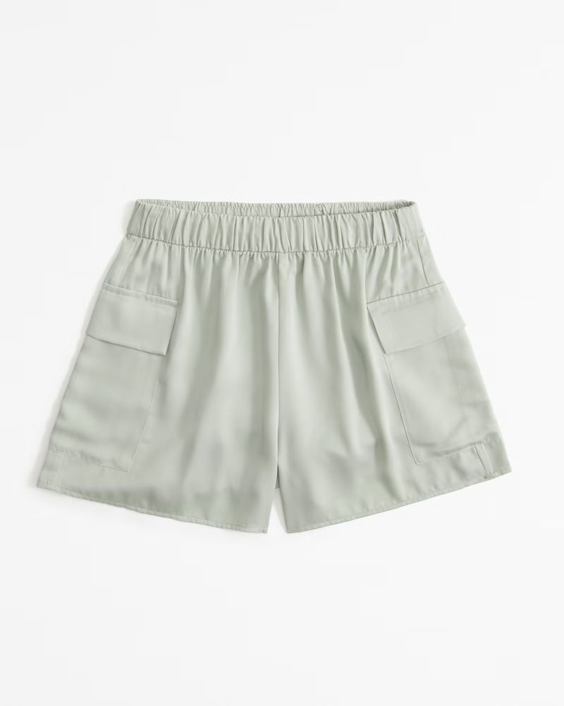 Lounge Satin Short | Abercrombie & Fitch (US)