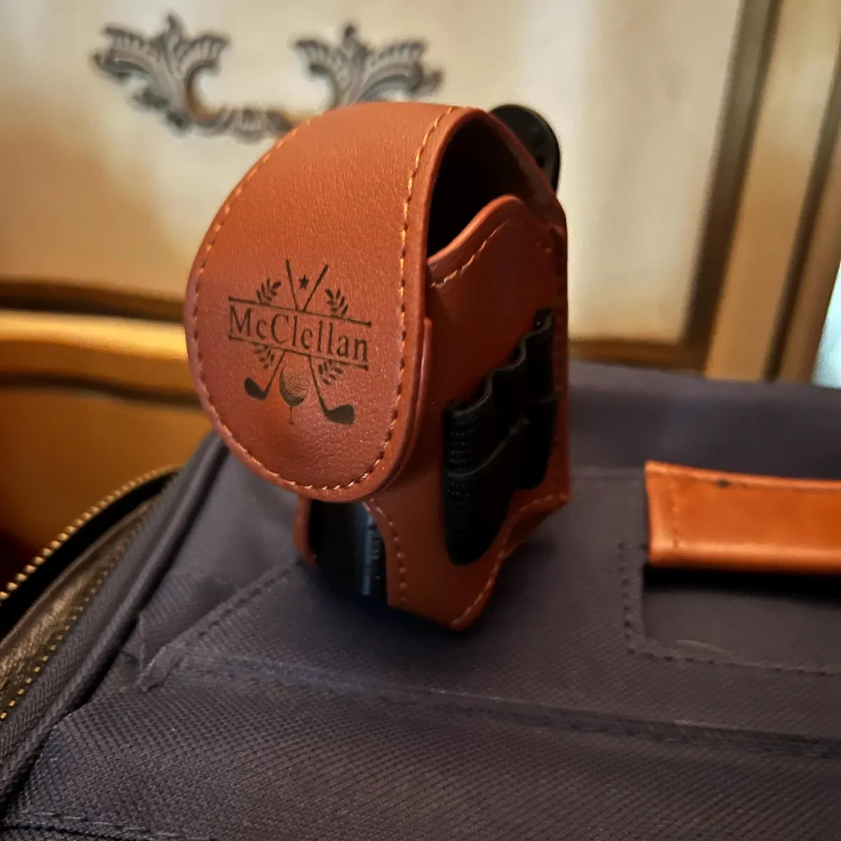 Golf Ball Bag, Stylish Pouch for Golf Balls, Tees Holder, Mini Golf Ball Holder, Leather Golf Tra... | Etsy (US)