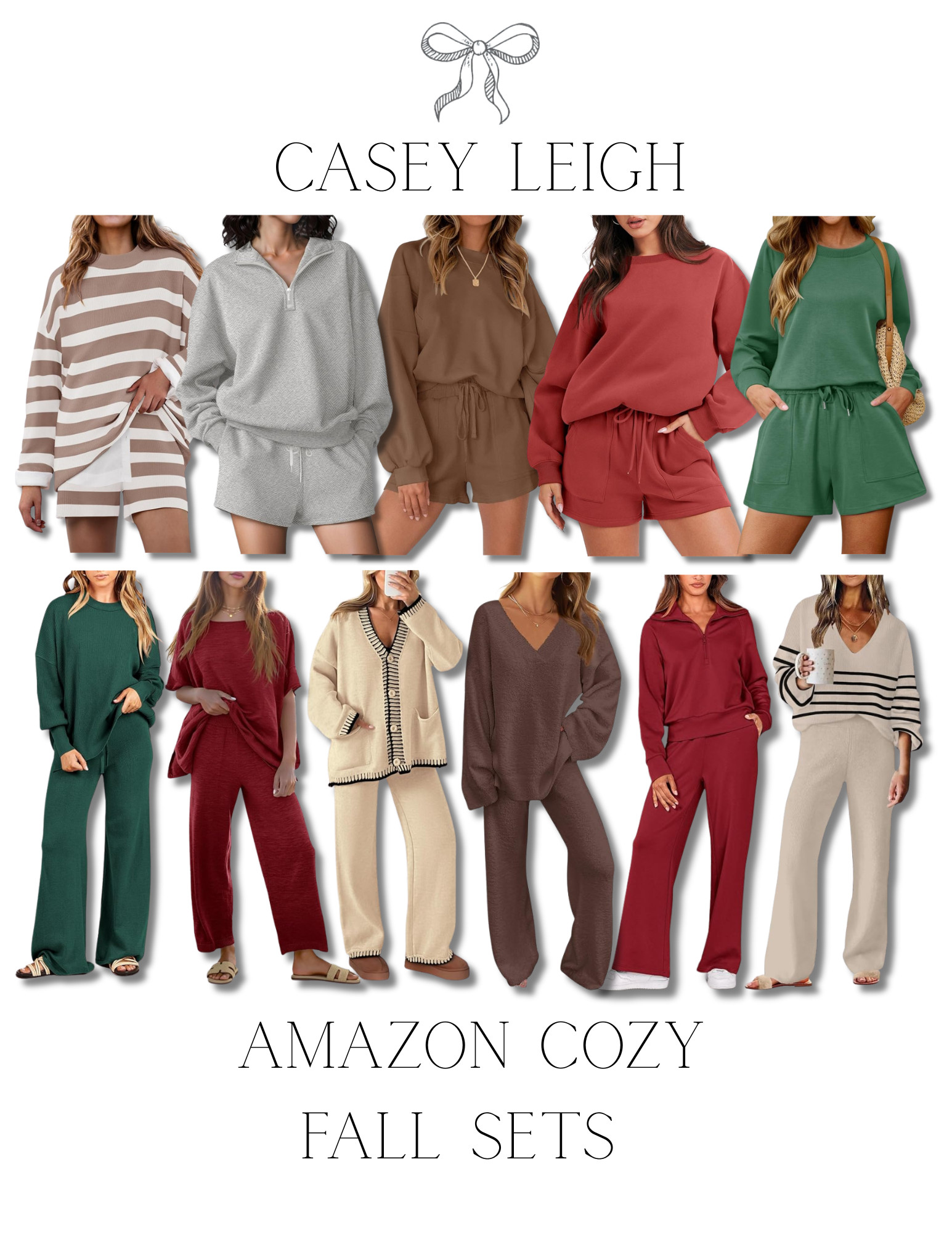 Amazon has the coziest fall sets! Perfect for lounging, errands, or coffee runs—comfy meets cute all season long!” 

 #LTKFallSale #LTKSeasonal #LTKStyleTip
