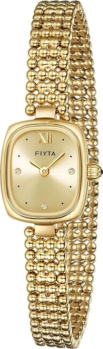 Women's Small Gold Watch, Vintage Dainty Wristwatch with Stainless Steel Bracelet, Stylish Gift B... | Amazon (US)