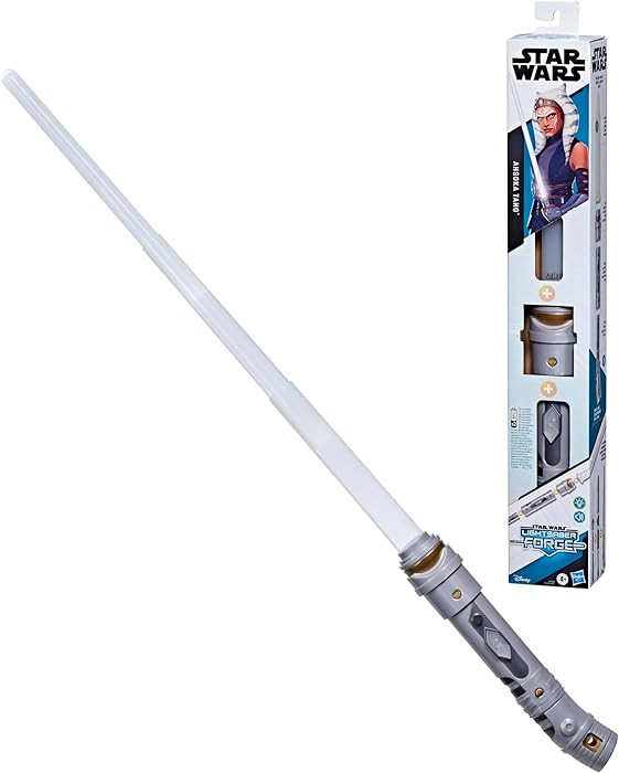 STAR WARS Lightsaber Forge Ahsoka Tano, White Customizable Electronic Lightsaber, Toys for 4 Year... | Amazon (US)