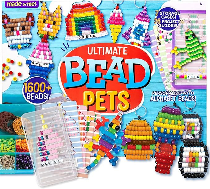 Made By Me Ultimate Bead Pets by Horizon Group USA, Bead Pets Crafts for Kids, Includes Over 1400... | Amazon (US)