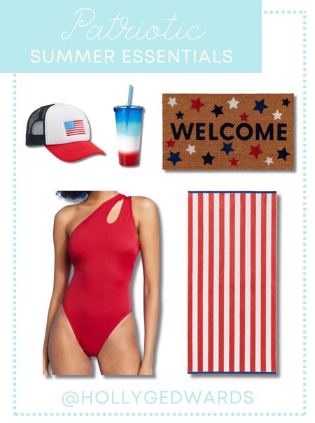 Memorial Day is just about a month away so snag your red, white and blue staples now to use all summer long! 🇺🇸

#LTKfindsunder50 #LTKswim #LTKSeasonal