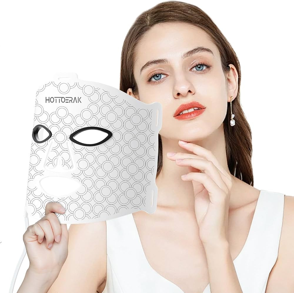 Hottoerak Red Light Mask, 660nm Red Light & 850nm Near-Infrared LED Face Light with Dual Drive Op... | Amazon (CA)