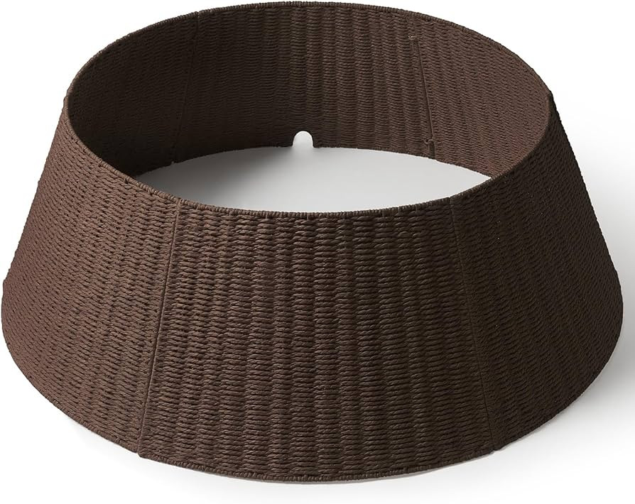 42in Extra Large Christmas Tree Collar - Wicker Woven Tree Collars for Artificial Trees - Handmad... | Amazon (US)