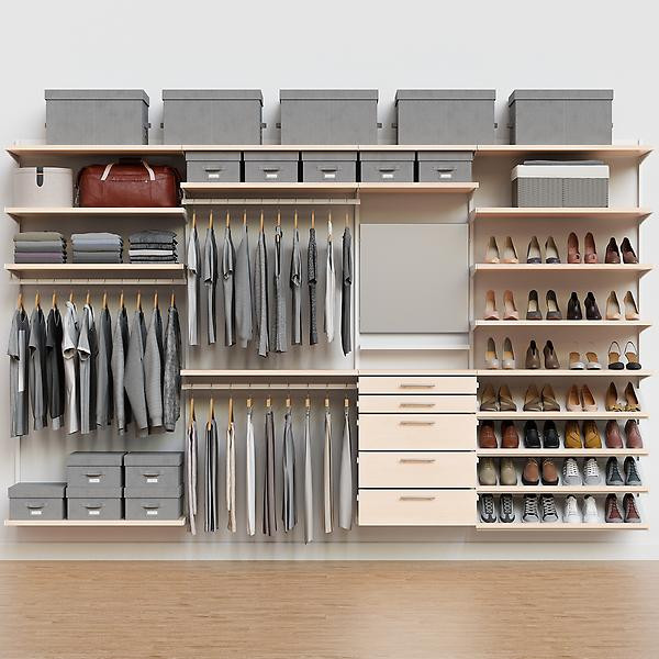 Decor+ by Elfa 11' Closet | The Container Store