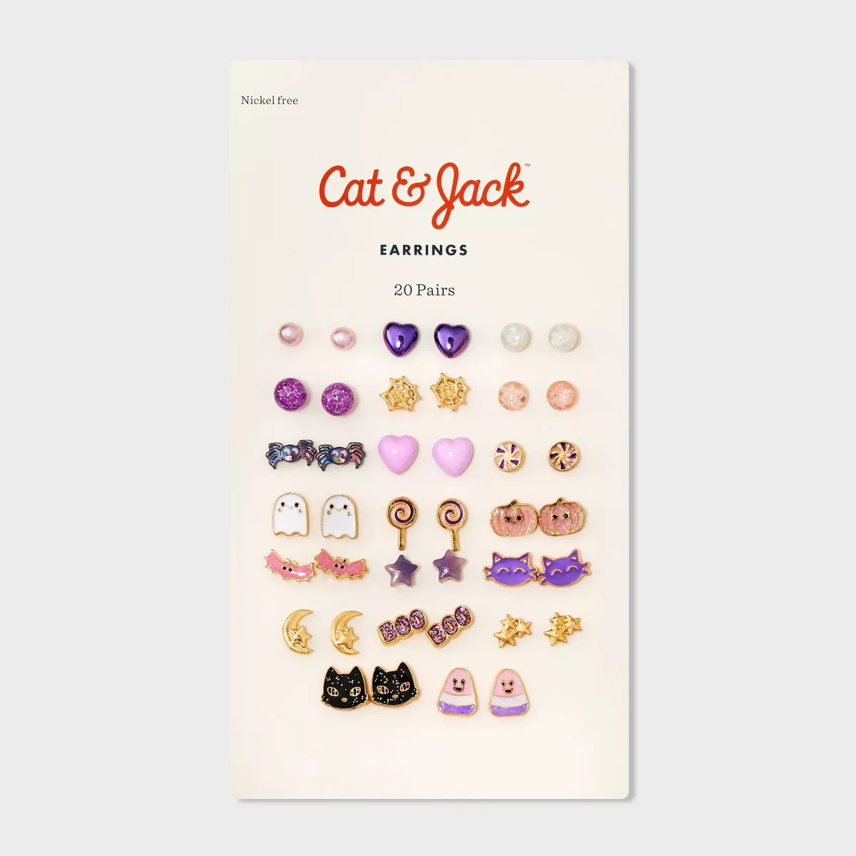 Girls' 20pk Halloween Earring Set - Cat & Jack™ | Target