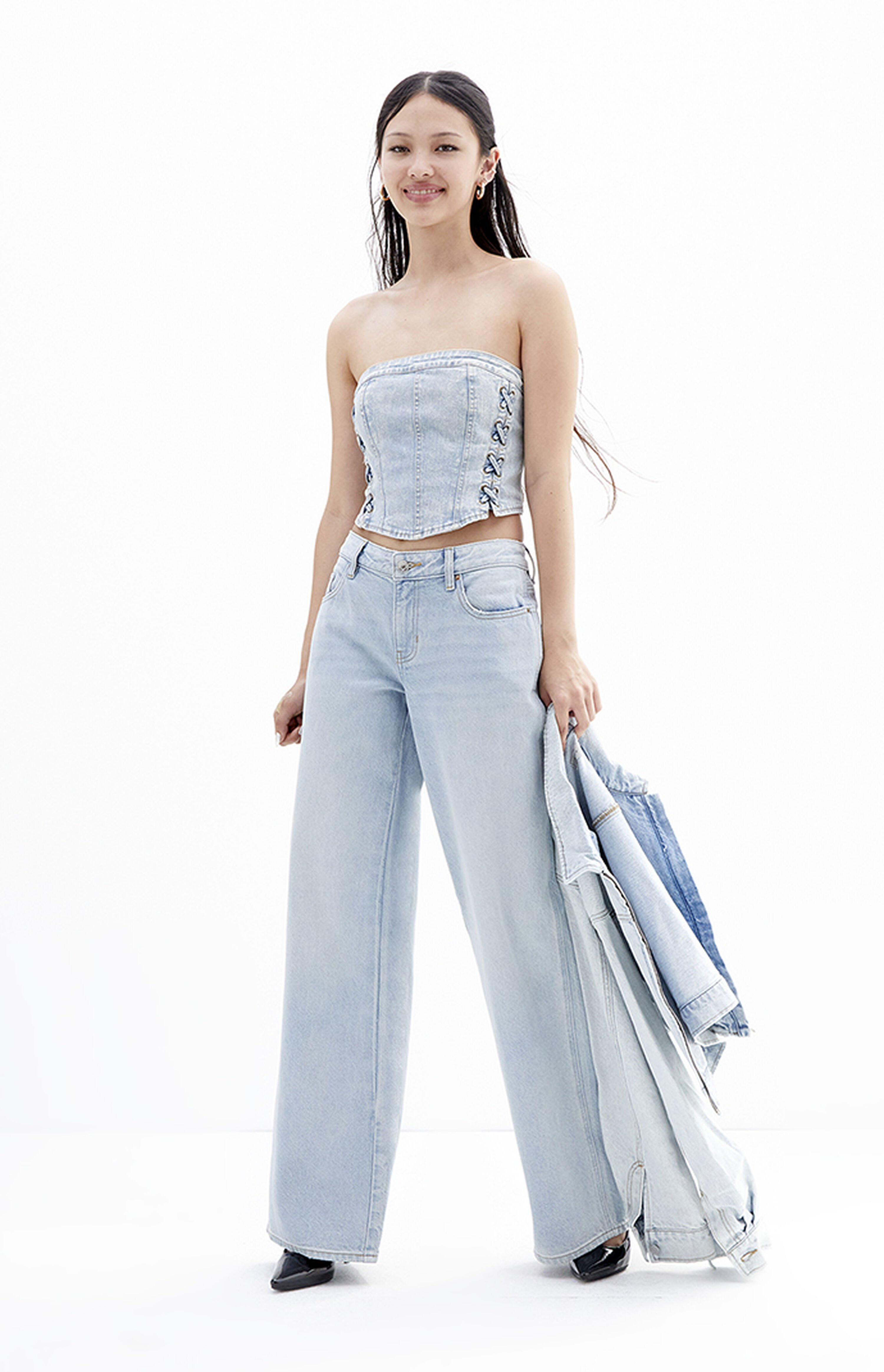 PacSun Casey Light Indigo Low Rise Baggy Jeans | PacSun