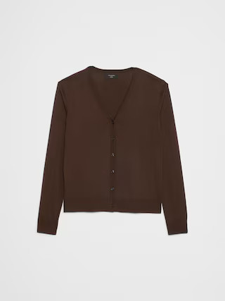 Forever V-Neck Cardigan Sweater | Banana Republic Factory