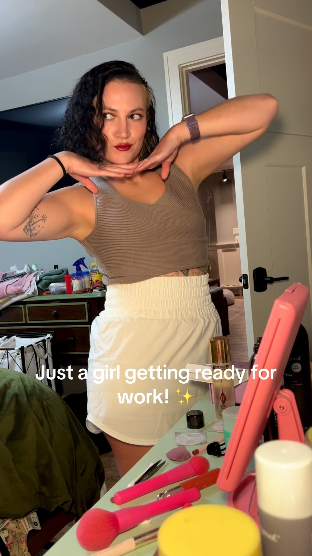 Just a girl who plans weddings so she can play with makeup and spend money on cute outfits hehe 🤭🩷

#LTKWorkwear #LTKActive #LTKBeauty