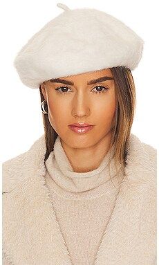 Brixton Audrey II Beret in Fuzzy Off White from Revolve.com | Revolve Clothing (Global)