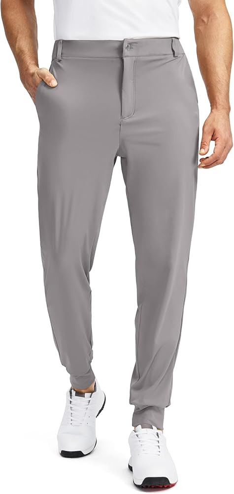 Soothfeel Men's Golf Joggers Pants with 5 Pockets Slim Fit Stretch Sweatpants Running Travel Dres... | Amazon (US)