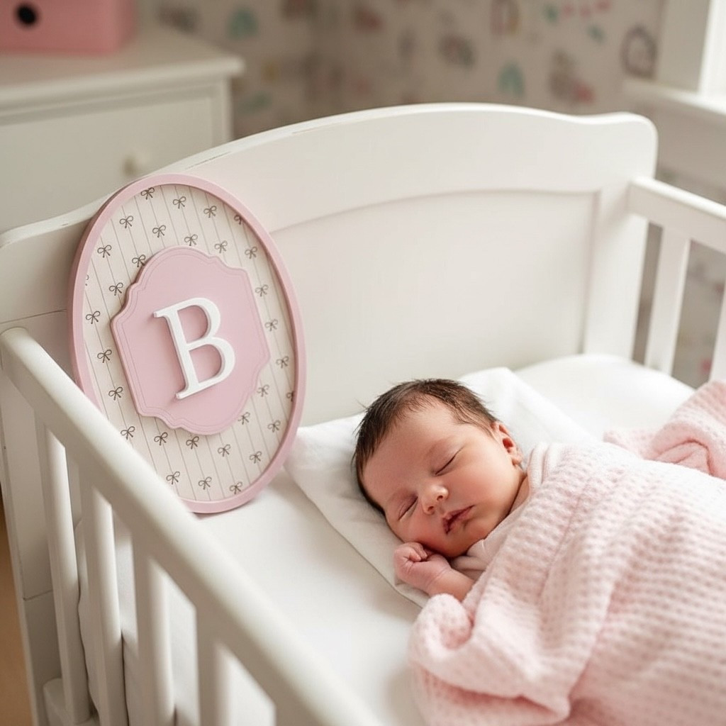 Sweet nursery details that make a space feel truly personal 🤍

This custom letter “B” nursery sign is the perfect finishing touch for a baby girl’s room. Soft pink tones, classic monogram styling, and timeless design make it ideal for nursery wall décor, cribside styling, or shelf accents. Whether you’re designing a traditional, vintage, or modern nursery, personalized name or initial décor instantly elevates the space.

Perfect for:
• Baby girl nursery décor
• Monogram nursery wall art
• Baby shower gift ideas
• Personalized newborn gifts
• Crib-side nursery styling
• Custom initial décor for kids rooms

I love how custom nursery letters create a meaningful, heirloom-style look that grows with your child. This piece works beautifully for newborn photos, nursery reveals, and long-term room décor.

✨ A thoughtful gift for new parents and a keepsake you’ll cherish for years.

#LTKBump #LTKGiftGuide #LTKBaby