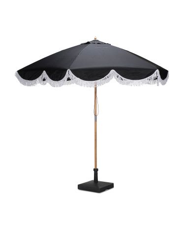 Round Fringe Patio Umbrella | TJ Maxx