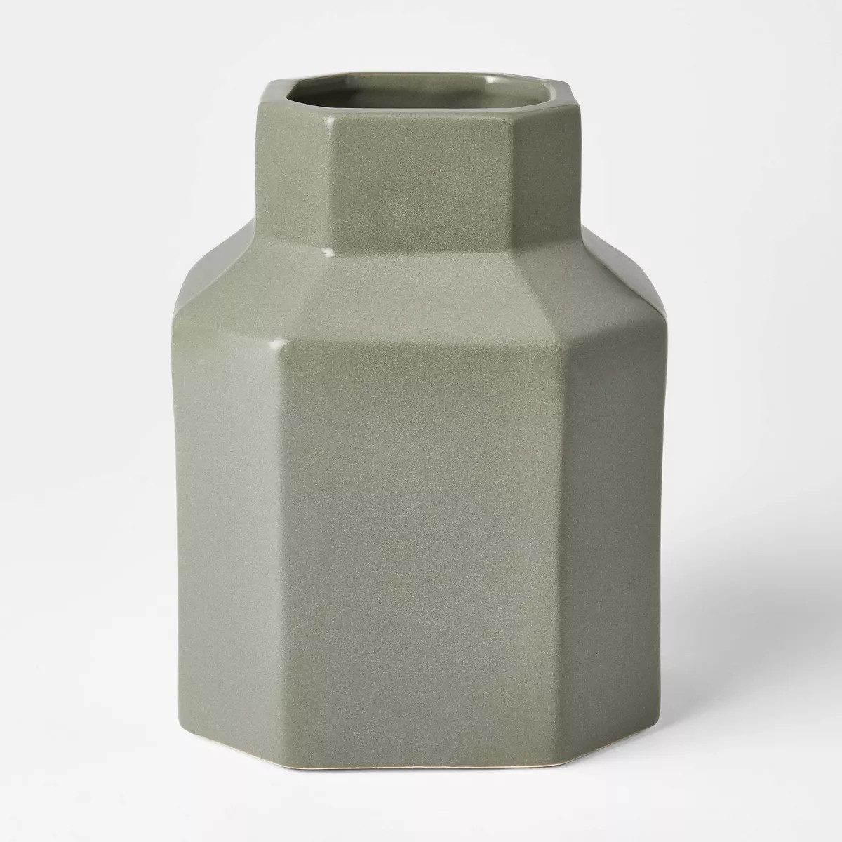 Glossy Ceramic Octagon Vase - Threshold™ designed with Studio McGee | Target