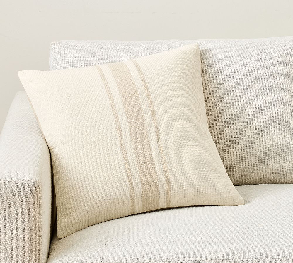 Striped Linen Pillow Cover | Pottery Barn (US)