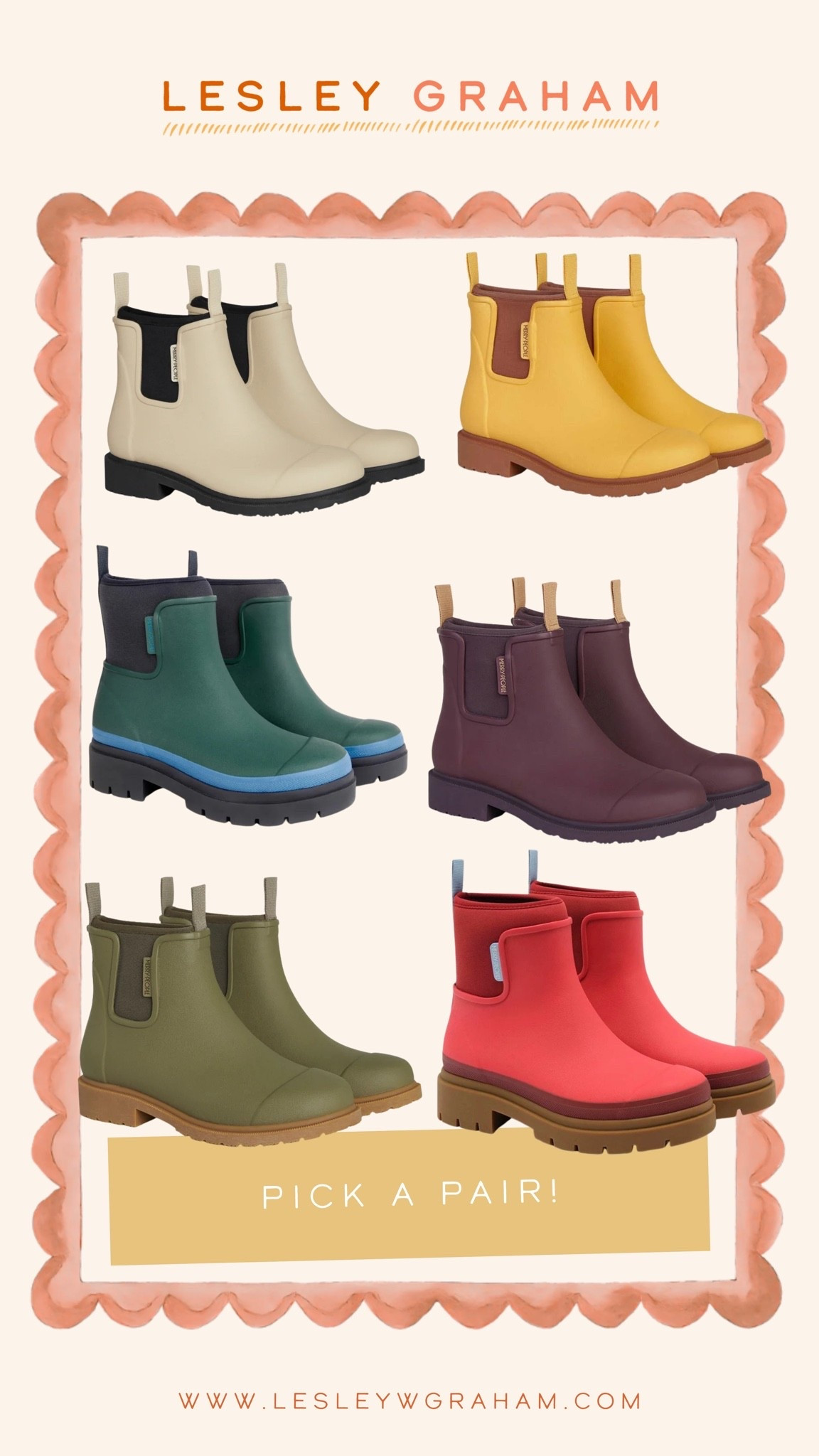 the happiest rain boots! wore them all over scotland. the hardest part is picking your favorite color!! they are so comfortable, did not have to break in, waterproof. what's not to love?! i chose the dark cherry. 🍒

#LTKdayinmylife #LTKSeasonal #LTKootd