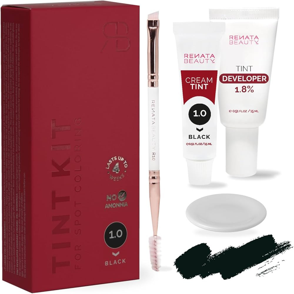 RB RENATA BEAUTY Tint Kit – Cream Hair Dye Kit with Developer and Application Brush for Spot Co... | Amazon (US)